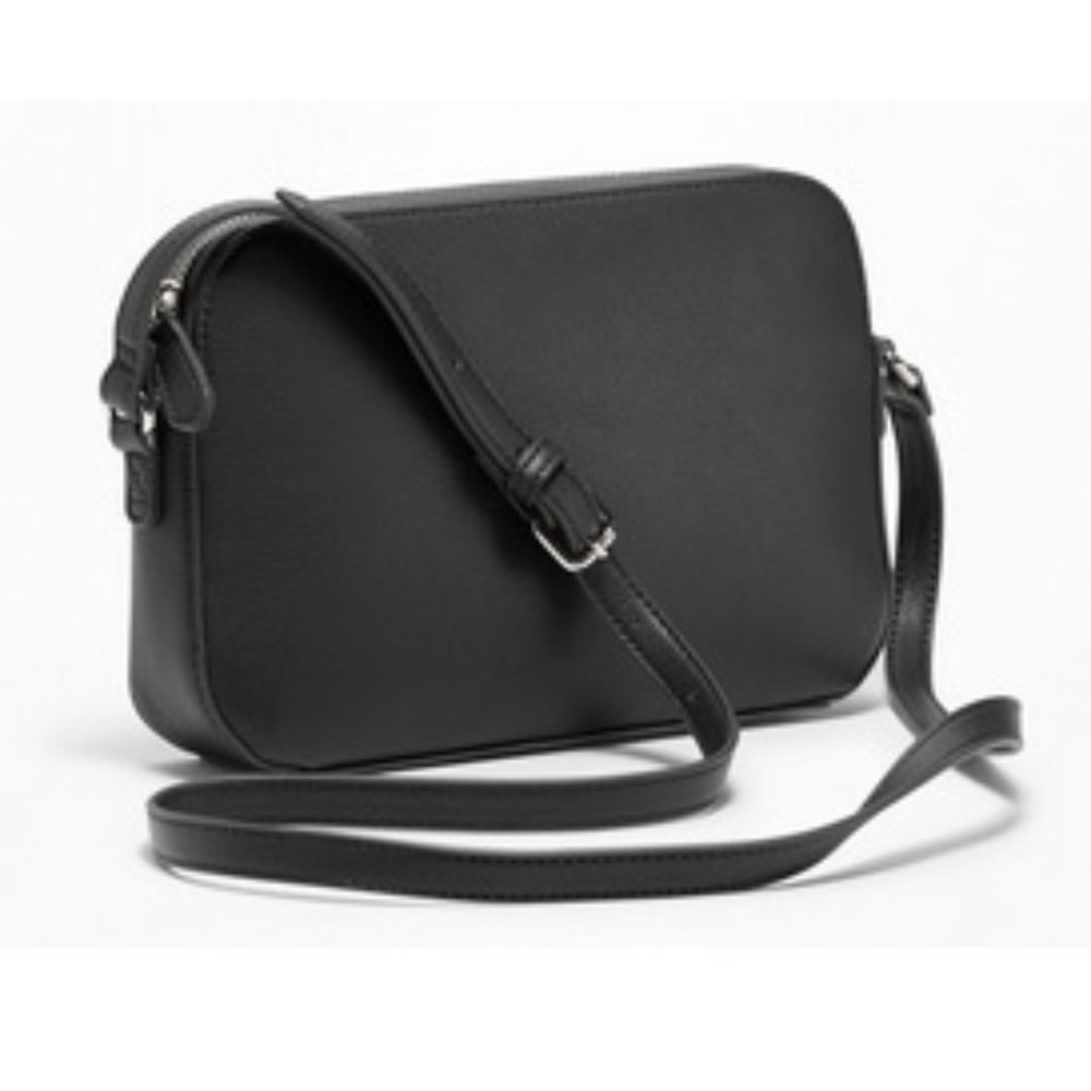 Minimalist Black Crossbody Bag, New